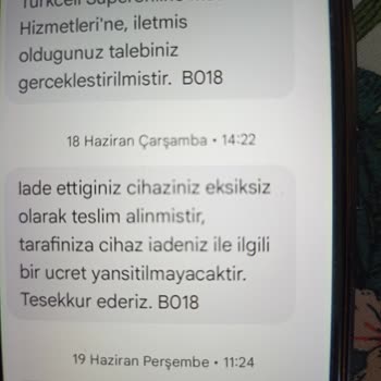 Eksiksiz Teslim Edilen Cihazlar İçin Haksız Bedel Talebi