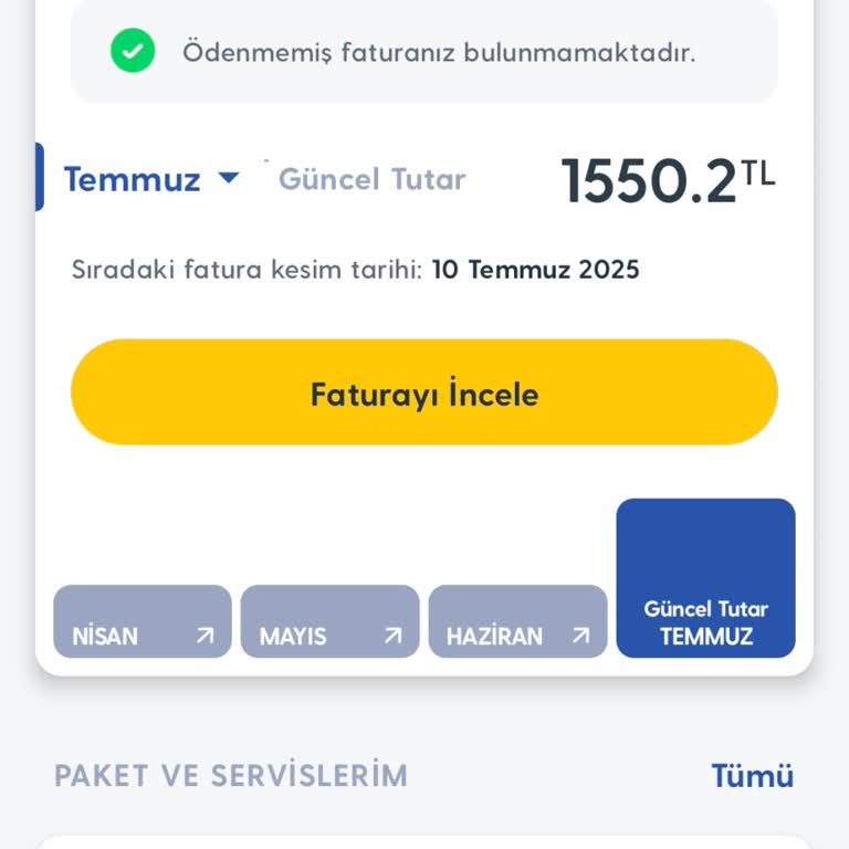Kullanmadığım Paycell İşlemi Nedeniyle Yüksek Fatura Ve Müşteri Hizmetlerinin İlgisizliği