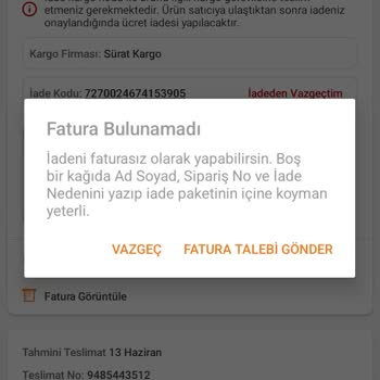 Bemol Giyim Para İadesi Yapın