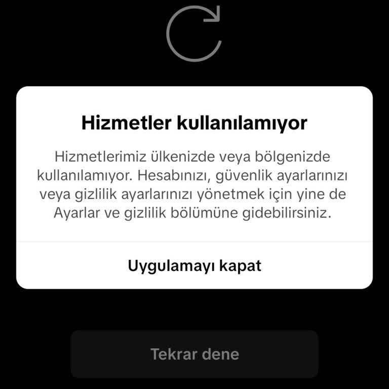 TikTok Hesabına Giriş Sorunu Ve Sürekli Hata Mesajı