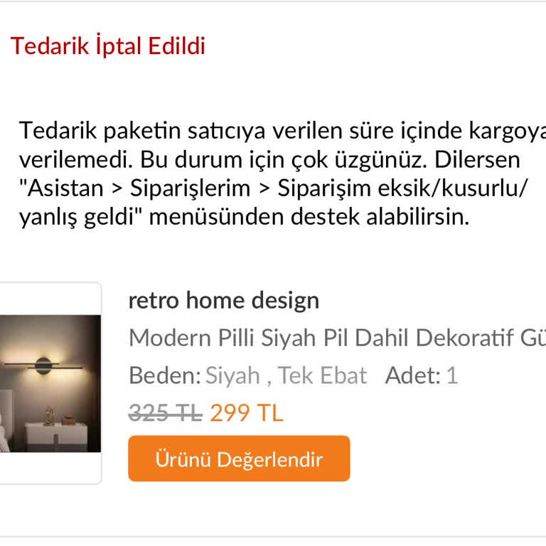 Aldığım Ürün Eksik Geldi Param İade Edilmiyor Mağdurum