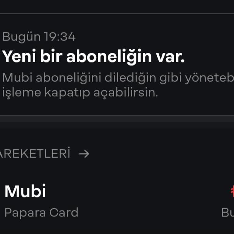Mubi Deneme Üyeliği Sonrası İzinsiz Para Çekildi, Üyelik İptal Edilemiyor