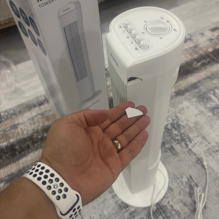 Kumtel Kule Tipi Vantilatör Kırık Çıktı, Acil Değişim Talebi