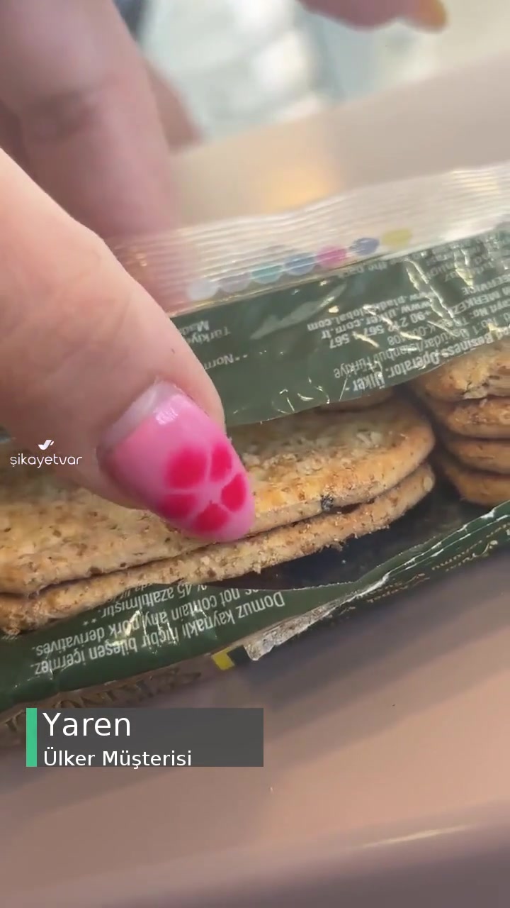 Ülker Üründe Sağlık Ve Hijyen Açısından Ciddi Problem – Acil İnceleme Talebi! videonun kapak resmi