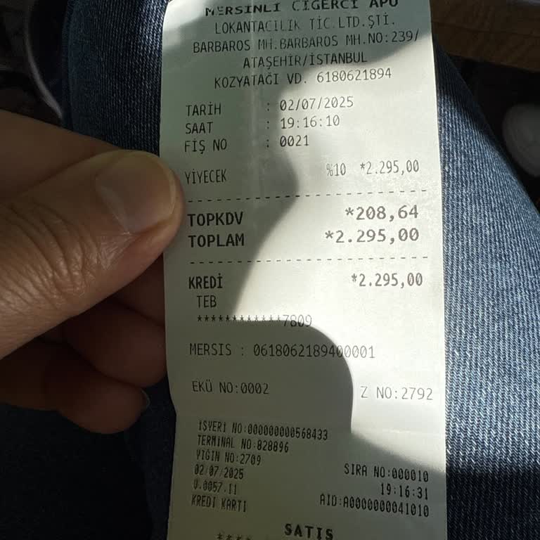 Ciğerci Apo Fazladan Para Aldı