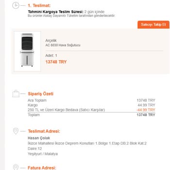 Borusan Lojistik Tarafından Teslim Edilmeyen Sipariş Ve Yetersiz Bilgilendirme