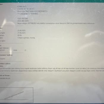 Bosch Bulaşık Makinesi İadesinde Geçersiz Tutanak Ve İlgisiz Servis Mağduriyeti