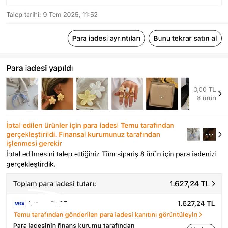 Temu Para İadesini Geciktiriyor Ve İade Yapıldı Diyor Ama Para Hesabıma Geçmedi