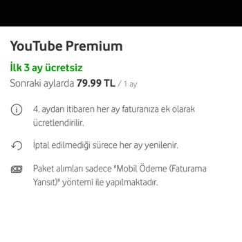 Youtube Premium Üyeliğim Aktif Edilemiyor