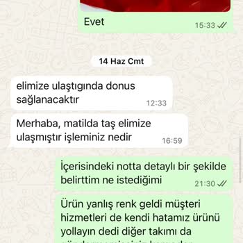 Ürün Eksikliği Ve Para İadesinde Büyük Sorun Yaşadım