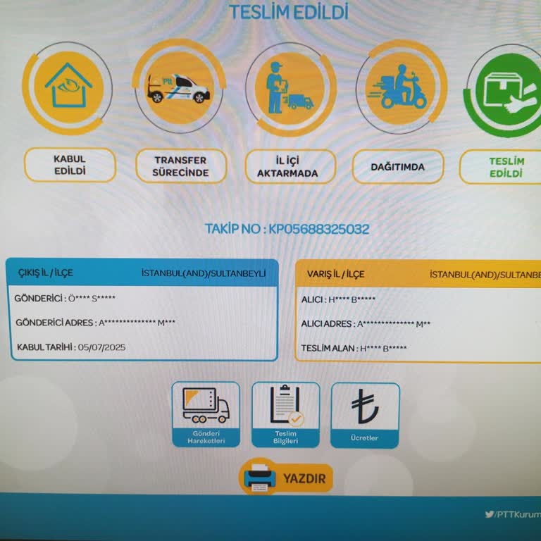 Teslim Edilmediği Halde Teslim Edildi Olarak Görünen Kargo Hakkında Yardım Talebi