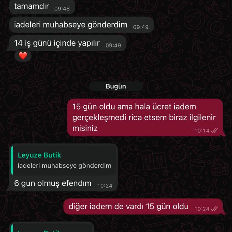 Instagram Üzerinden Alınan Elbiselerin Ücret İadesi Yapılmıyor