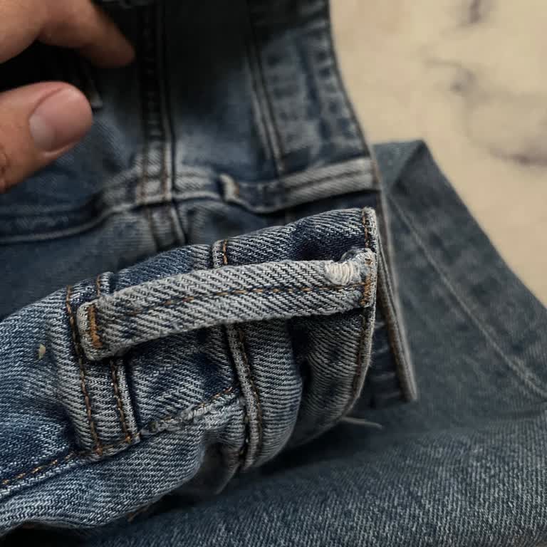 Jeans Pantolonun Ağ Kısmında Yırtılma Ve Aşınma Sorunu