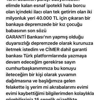 Deprem Sonrası Borç Faiziyle İş Yerimi Kaybetme Riski