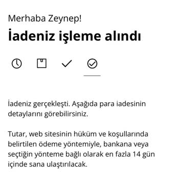 Bilgilendirme Yapılmadan Gerçekleştirilen Sipariş İadesiyle Hayal Kırıklığı Yaratan Stradivarius Deneyimi