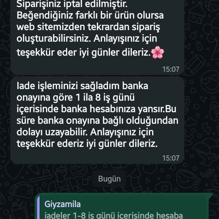 İptal Edilen Ürünün Para İadesi Yapılmıyor Müşteri Hizmetleri Yardımcı Olmuyor