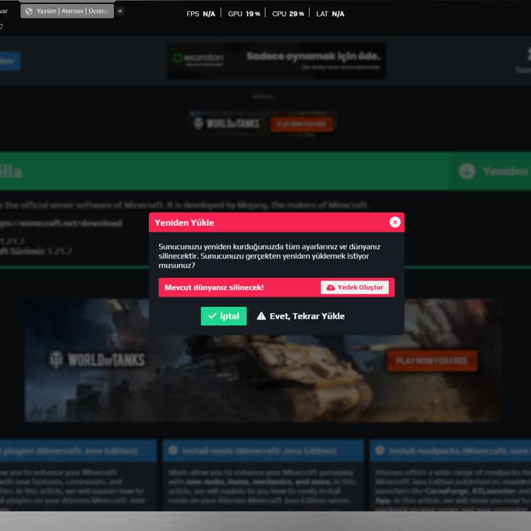 Sunucu Türü Değişikliğinde Yaşanan Hatalar Ve Erişim Sorunu