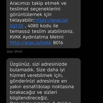Teslim Edilmeyen Kargo İçin Şubeye Yönlendirme Sorunu