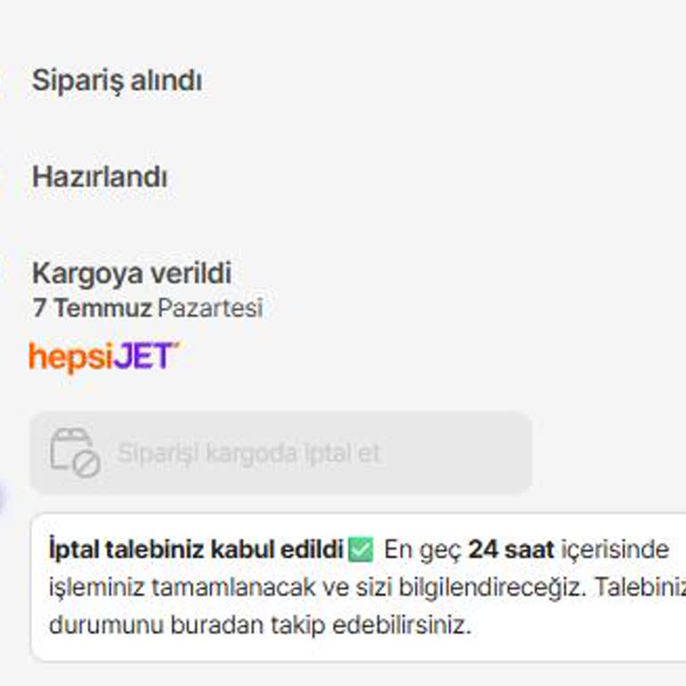 İndirimli Ürün Siparişim Gerekçesiz İptal Edildi