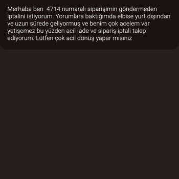 İptal Ve İade Taleplerime Yanıt Alamıyorum, İletişim Kurulamıyor