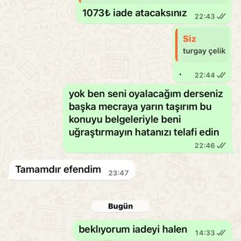 Yanlış Ürün Gönderimi Ve İade Sürecinde Zorluk Yaşatan Butik Firma