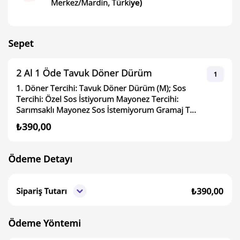 Getir Yemek'te Kampanya Uygulanmadı, İade Sorunu Yaşadım