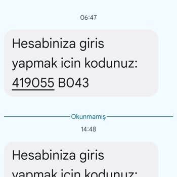 Alakasız Şirketten Gelen Giriş Kodları Endişe Yaratıyor