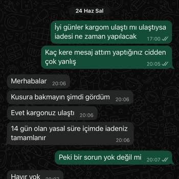 Ayakkabı İadesi İçin Ücretim Hala Yatırılmadı