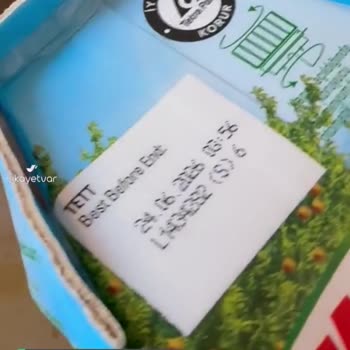Tamek Meyve Suyundan Garip Bir Şey Çıktı!
