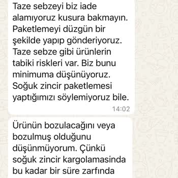 Soğuk Zinciri Bozulmuş Bezelyeler Ve İade Sorunu