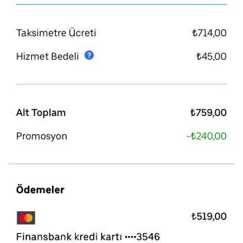 Uber Sürücüsü İki Kez Ödeme Aldı, İade Yapmadı