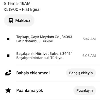 Uber Sürücüsü İki Kez Ödeme Aldı, İade Yapmadı