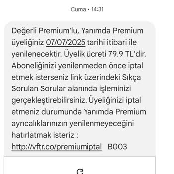Onayım Olmadan Faturama Yansıtılan Premium Hizmet Ücretleri Ve Çözüm Beklentisi