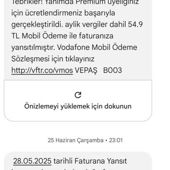 Onayım Olmadan Faturama Yansıtılan Premium Hizmet Ücretleri Ve Çözüm Beklentisi