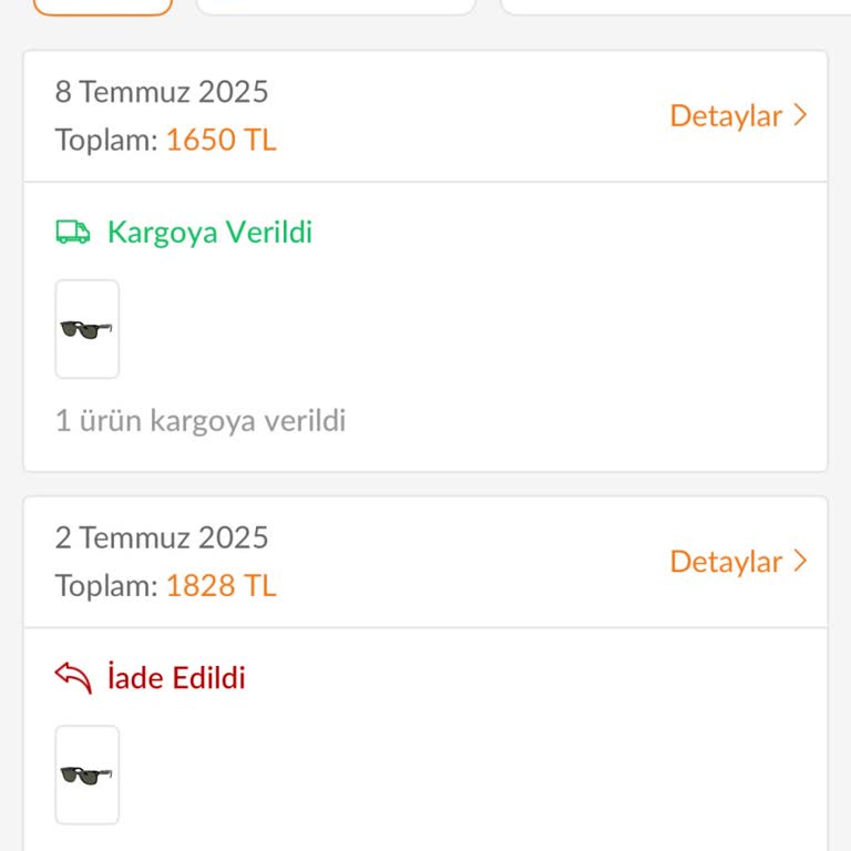 Trendyol'dan Aldığım Rayban Gözlükler Sahte Çıktı!