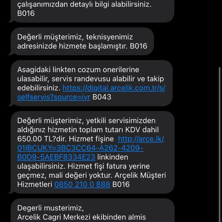 Yetkili Servis Hizmeti Olmadan Ücret Talebi