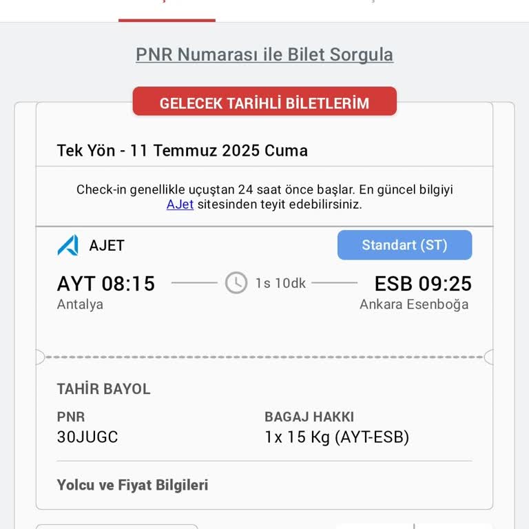 İsim Değişikliği Hatası Nedeniyle Bilet Mağduriyeti Yaşadım