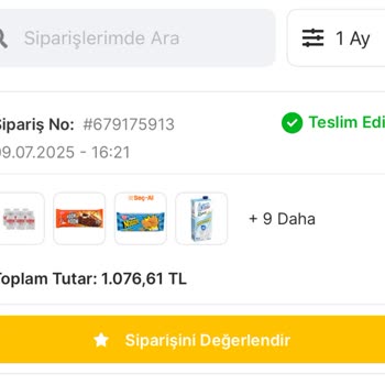 Migros Sanal Market Siparişlerimde Gecikme Ve Yanlış Teslimat Sorunu Yaşadım