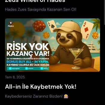 Playico Sitesinde Bonus Ve Canlı Destek Sorunu