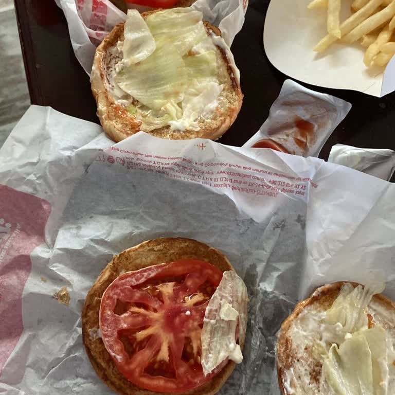 Whopper Menüde Eksik Ürün Ve İlgisiz Müşteri Hizmeti