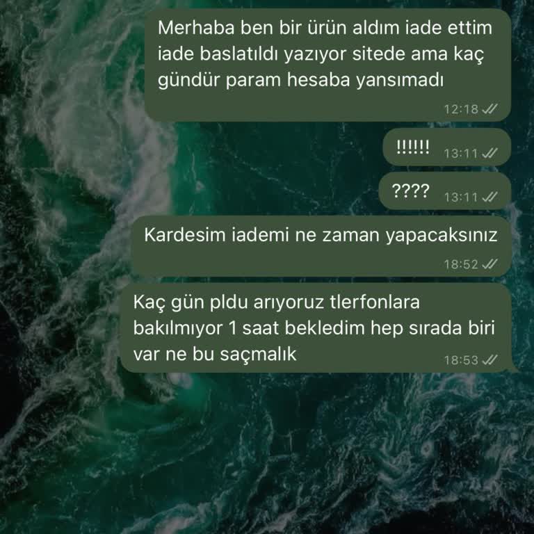 Kalitesiz Ürün Ve Yetersiz İade Süreci Nedeniyle Hayal Kırıklığı