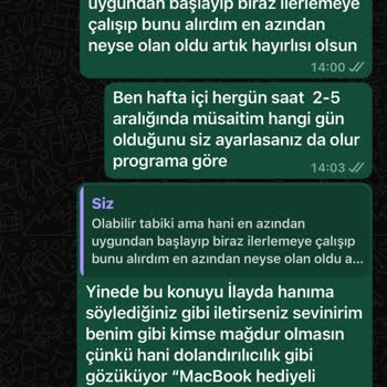 Aldığım Danışmanlık Hizmeti Beklentilerimi Karşılamadı Ve Bilgilendirme Yetersizdi