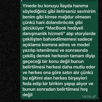 Aldığım Danışmanlık Hizmeti Beklentilerimi Karşılamadı Ve Bilgilendirme Yetersizdi