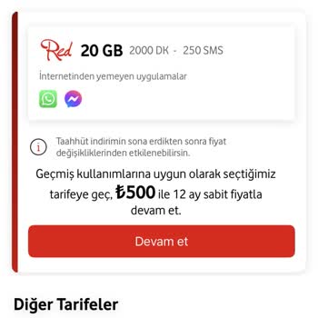Vodafone'da Eşitsiz Ve Haksız Fiyatlandırma Sorunu
