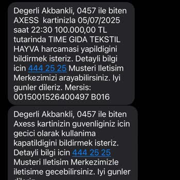 Kredi Kartımdan Bilgim Dışında Yüksek Tutarla Yapılan İşlem Ve Banka Süreçlerindeki Sorunlar