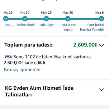 Amazon İadem Banka Hesabımda Görünmüyor, Para İadesi Gerçekleşmedi