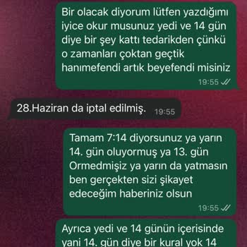 İade Sürecinde İletişimsizlik Ve Para İadesi Sorunu Yaşıyorum