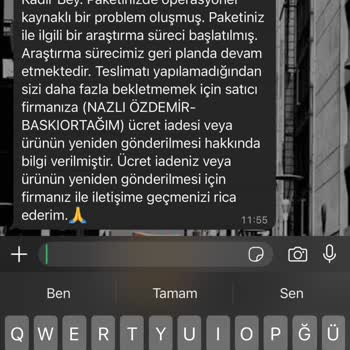 Sipariş Verdim, Ne Ürün Geldi Ne İade Yapıldı