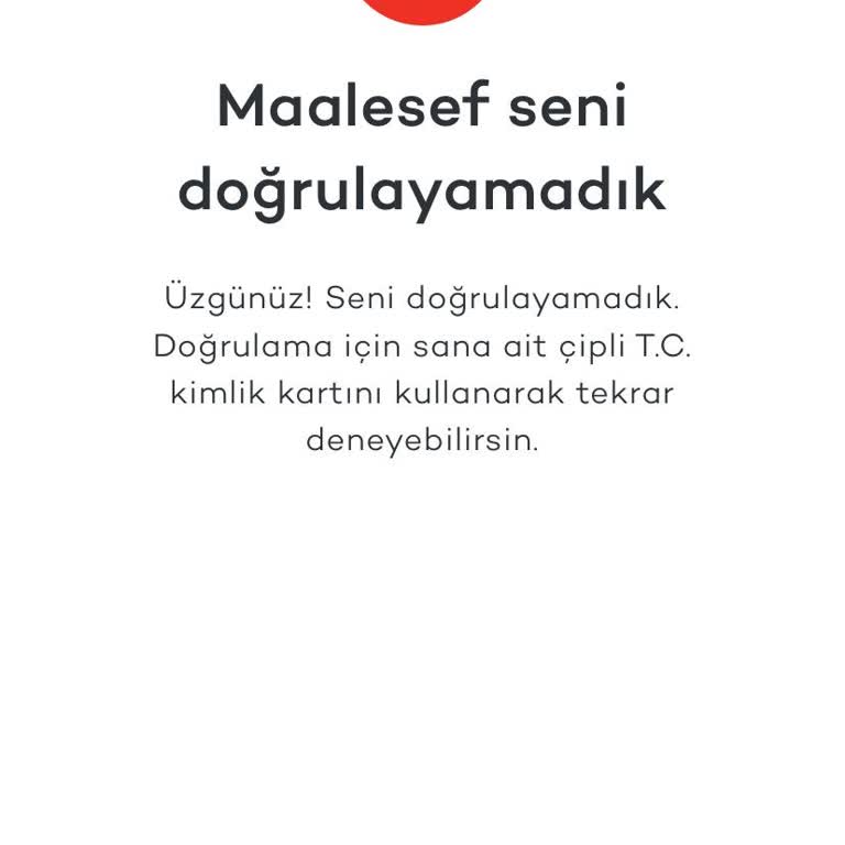 Kimlik Doğrulama Hatası Nedeniyle Paramı Çekemiyorum!