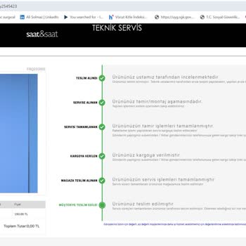 Aynı Arızalı Saat İçin 4 Kez Servise Rağmen Ücret Talebi
